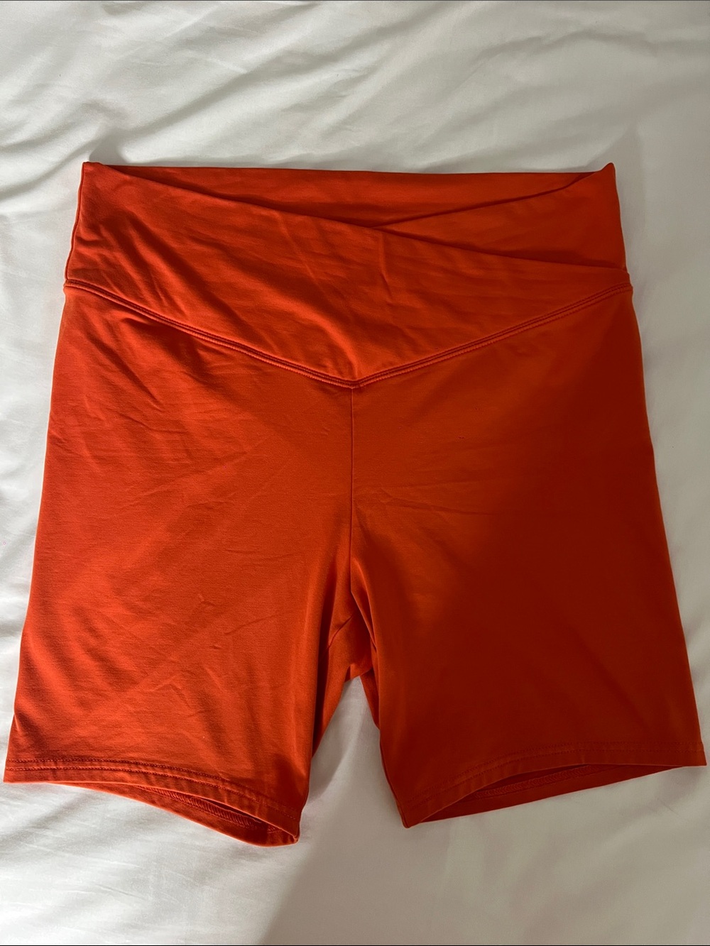 wild fable Red High-Waist Bike Shorts